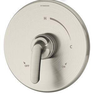 Symmons Elm Single Handle Shower Valve Trim Kit Satin Nickel-No Valve 5590STNTRM